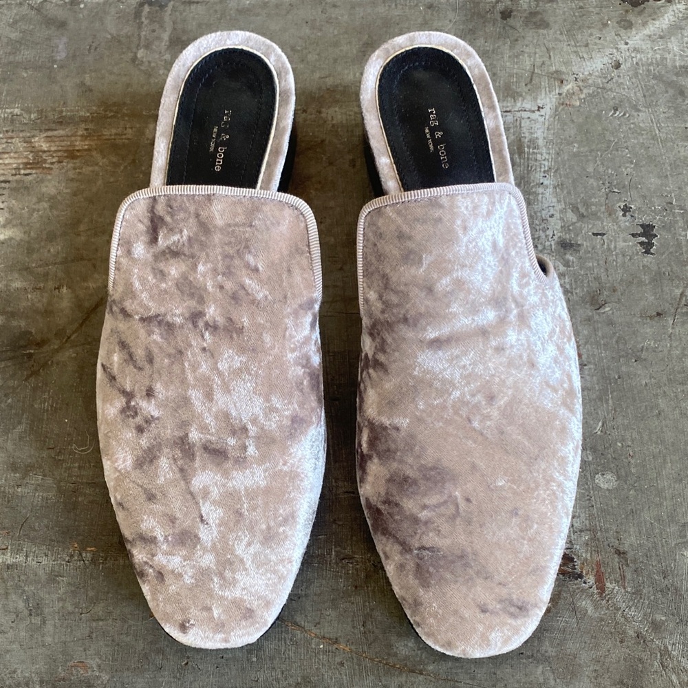 rag & bone Velvet Loafers